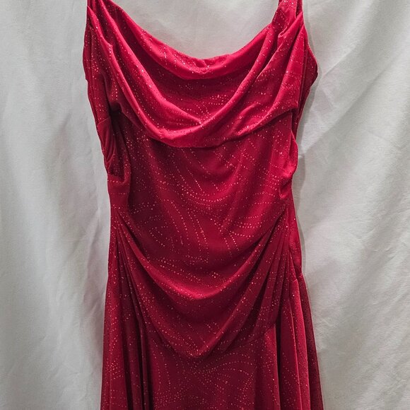 Ladies “Jessica” Stylish Red Cocktail Evening Dress – Size 10P. - Picture 1 of 6